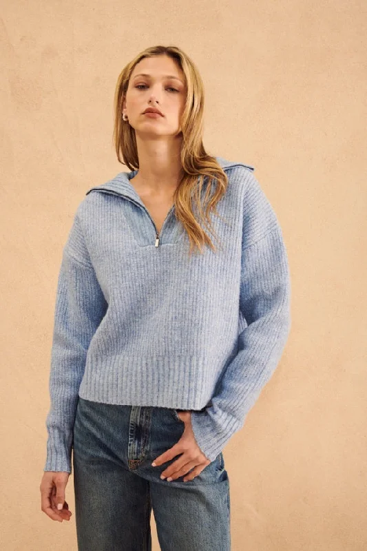 JOHN & JENN Atlas Sweater Preppy Women's College