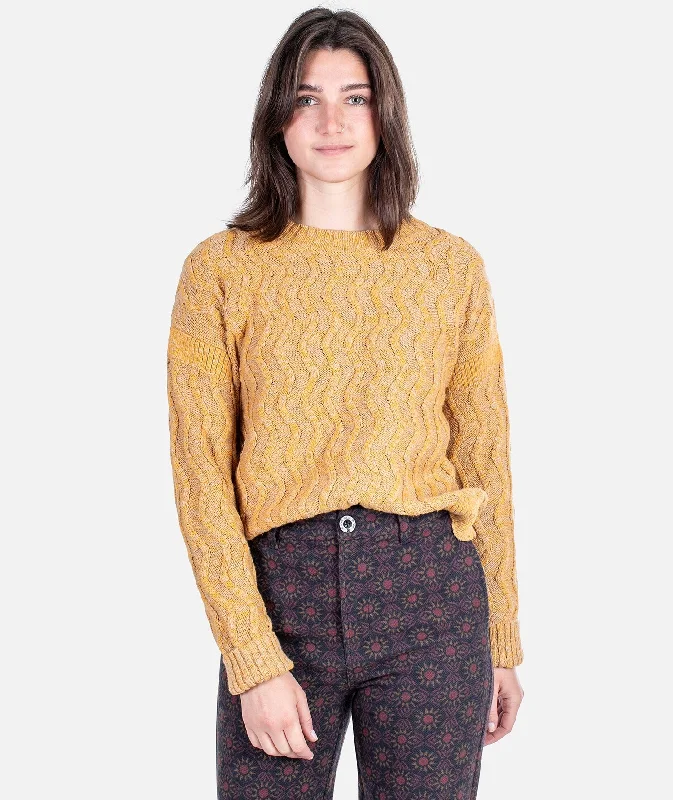 Jules Sweater - Mustard Tough Women's Military - inspired