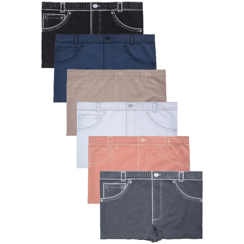 SOFRA LADIES SEAMLESS BOYSHORTS PANTY (LP0212SB2) Traditional Women's Wool