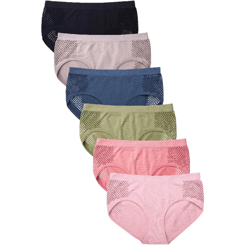 SOFRA LADIES SEAMLESS HIPSTER PANTY (LP0237SH5) Sleek Women's 