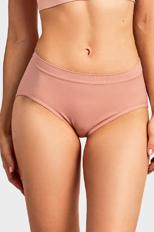 SOFRA LADIES SEAMLESS EXTENDED BIKINI PANTY (LP0270SKE1) Business