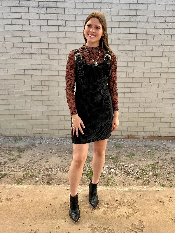 Ranch Rodeo Corduroy Dress Cashmere