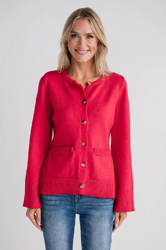 Sugarlips Pamelia Wide Sleeve Button Up Cardigan Modern Women's Tech