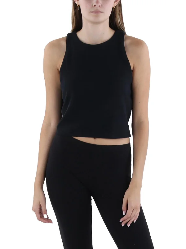 Womens High Neck Crop Top Brami Confident Women's Power