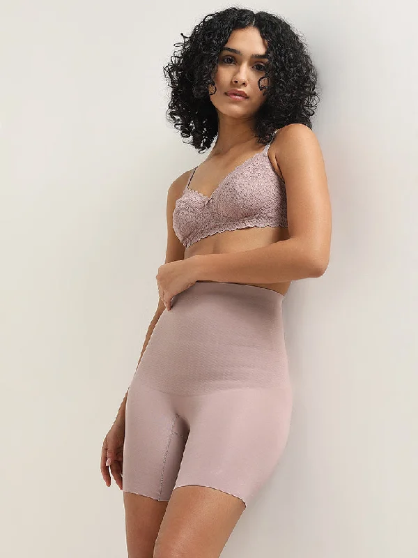 Wunderlove Mauve Cotton Shapewear Sophisticated Women's 
