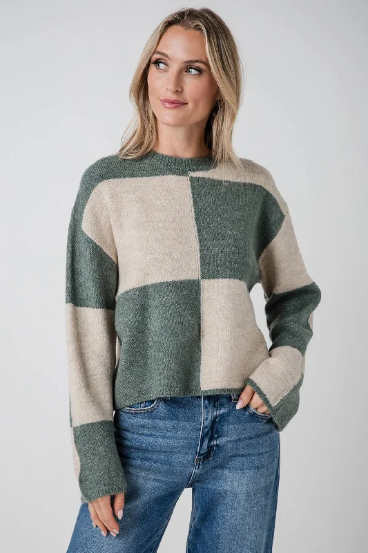 Z Supply Rosi Blocked Sweater Practical Women's Multi - 