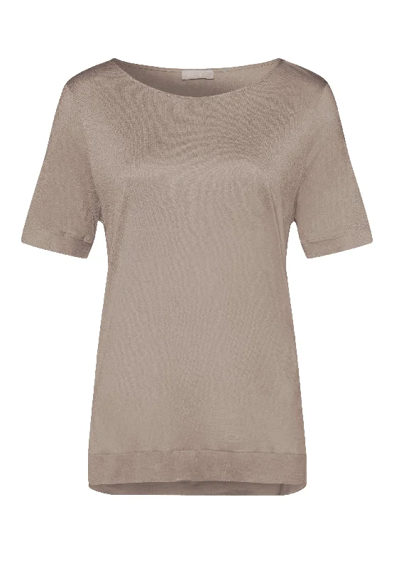 Aba Flowy Round Neck Top | Vetiver 76764-1689 Refined Women's 