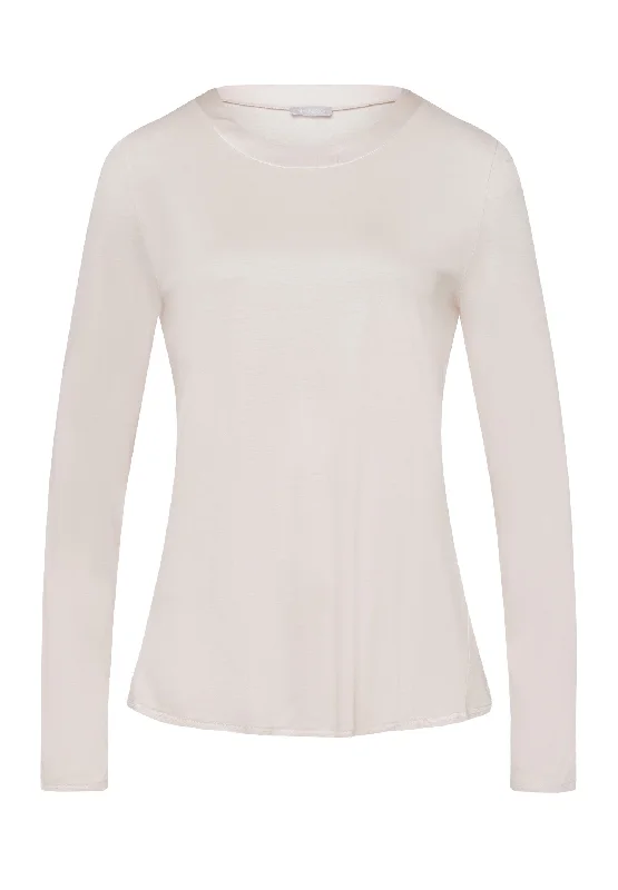 Grand Central Silk Trim Relaxed Top | Moonlight 77381-1233 Refined Women's Velvet