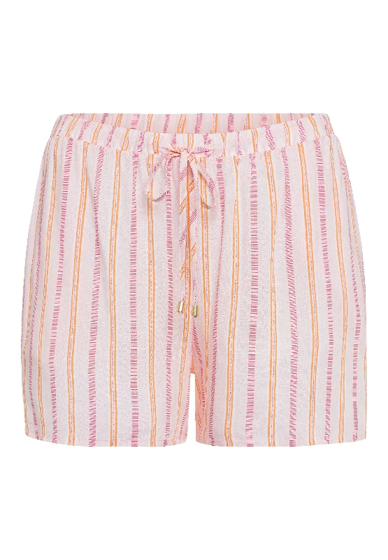 Sleep And Lounge Woven Shorts | Jolly Stripe 77615-2917 Youthful Women's Anime - inspired