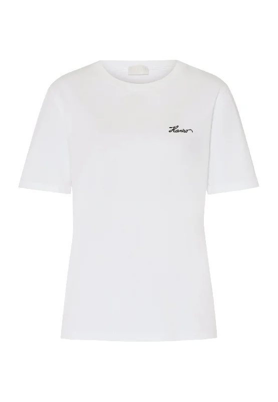 Natural Shirt Cotton Embroidered Logo T-Shirt | White 78806-101 purpose