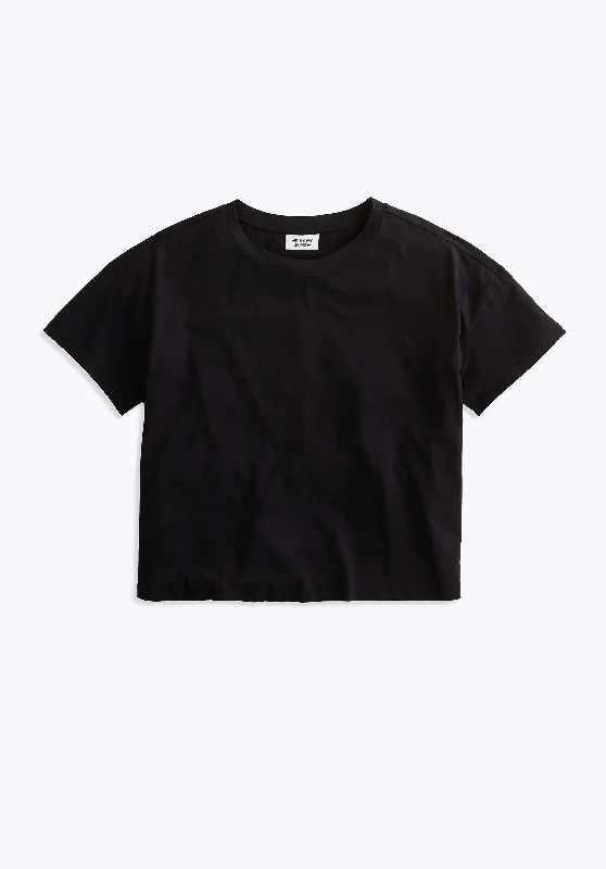 Agnes T-Shirt in Black Confident Women's High - fashion