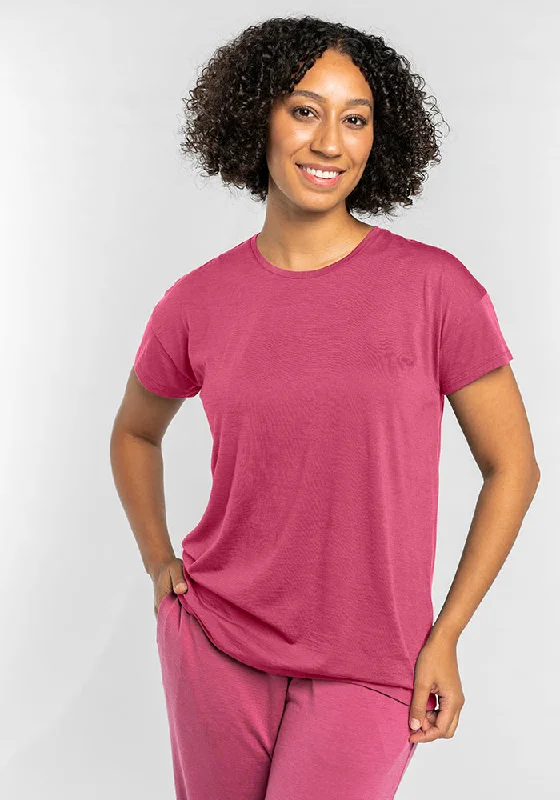 Billie Lounge Tee - Red Violet Modern Women's Tech
