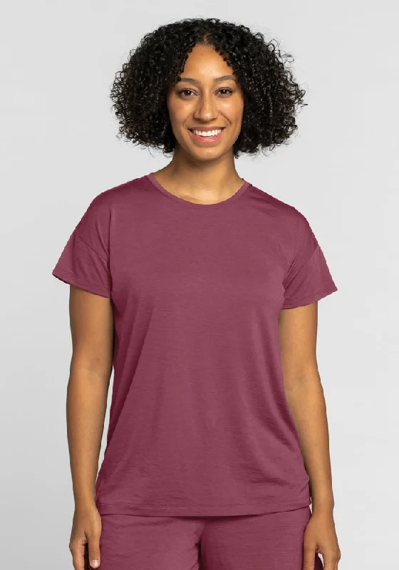Billie Lounge Tee - Wild Ginger Preppy Women's College