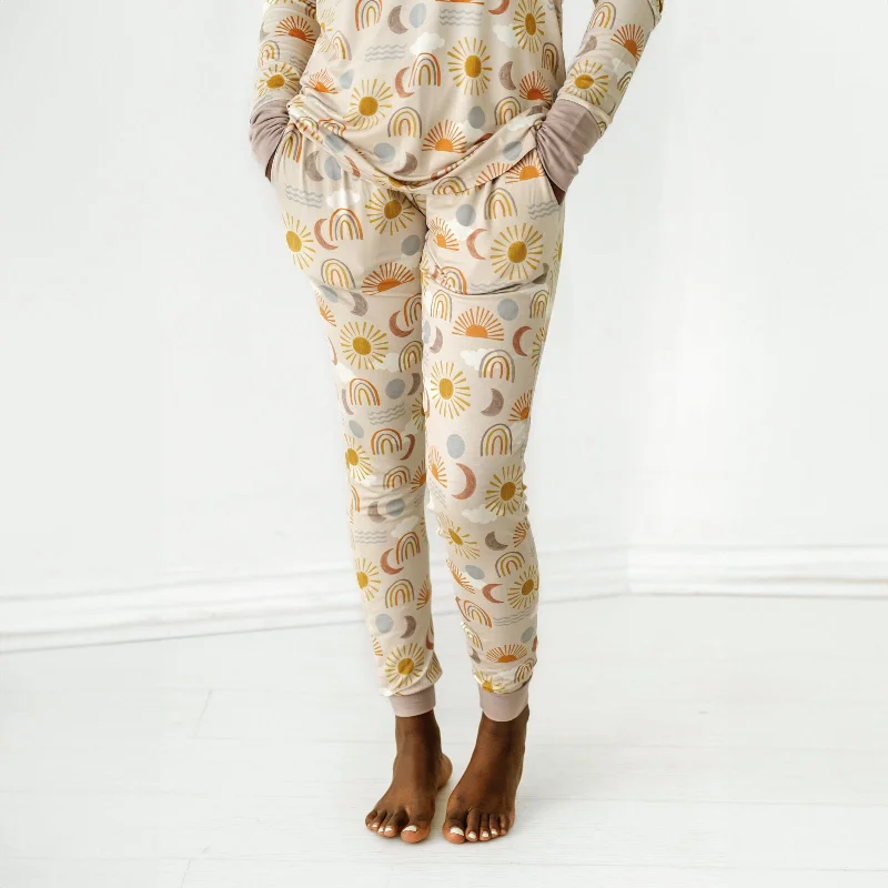 Desert Sunrise Women's Pajama Pants Minimalist Women's Casual
