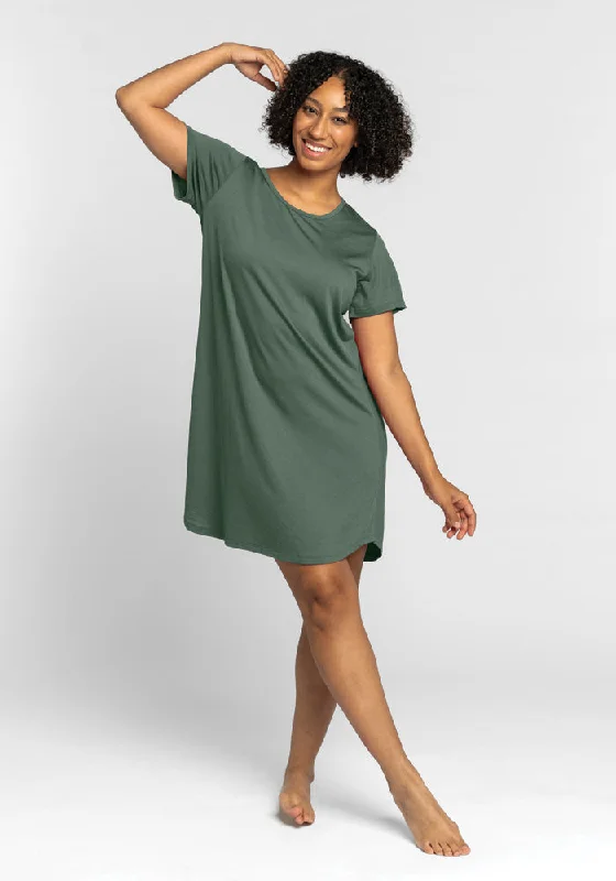 Desi Nightgown - Duck Green Sophisticated Women's Tailored