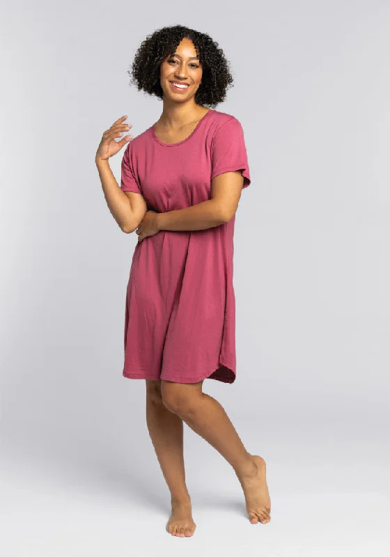 Desi Nightgown - Red Violet purpose