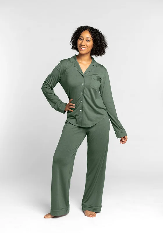 Harper FeatherTouch® Pajama Set - Duck Green Adventure