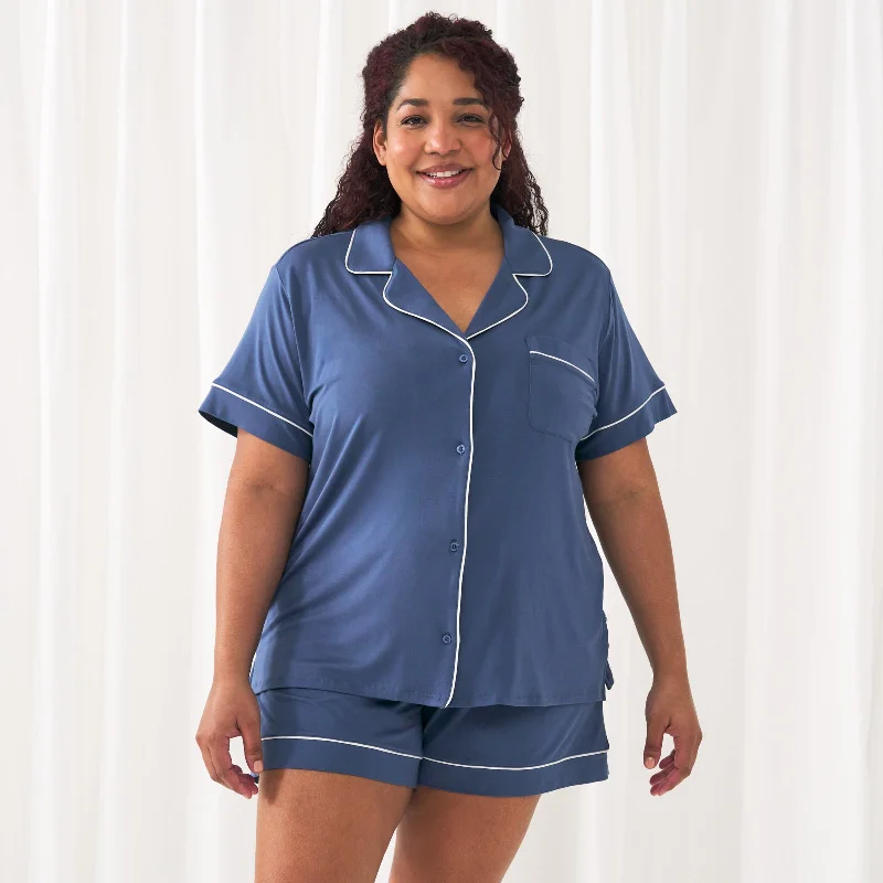 Indigo Women's Short Sleeve & Shorts Pajama Set Bold Women's Animal Print