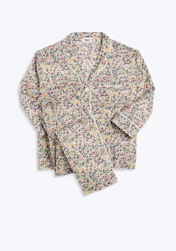 Marina Pajama Set in Liberty Wiltshire Berries British Gentlewoman Style
