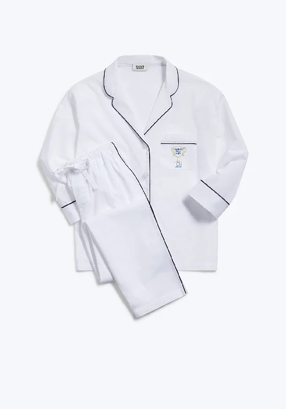 Marina Pajama Set in World's Best Mom Trophy Traditional Women's Wool