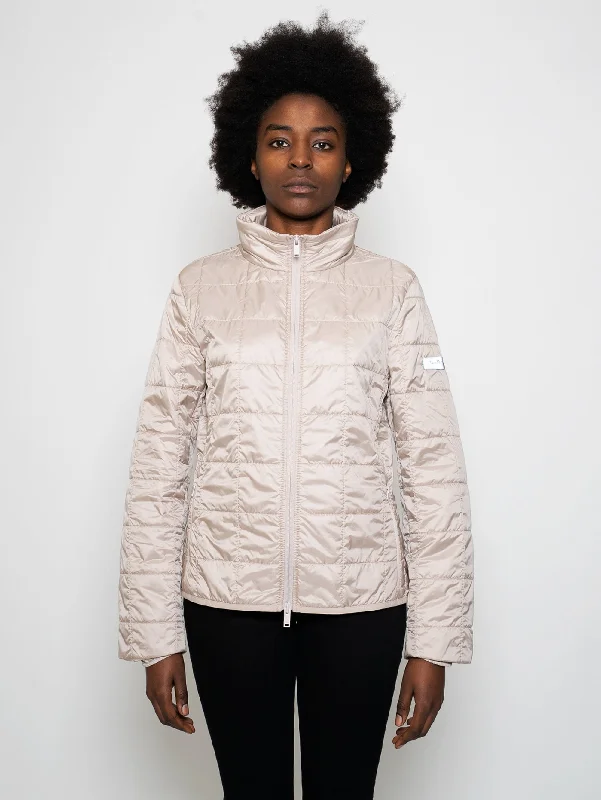 Piumino Corto in Nylon Rosa Bold Women's Statement