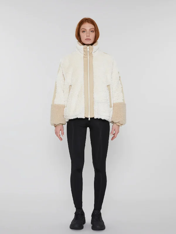Giacca Corta in Eco Pelliccia Bianco Youthful Women's Anime - inspired