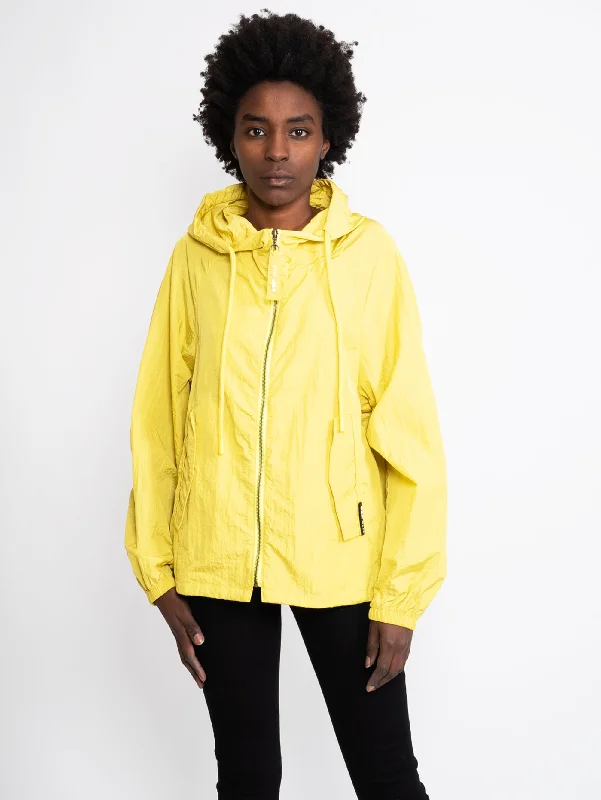 Giubbino Over con Cappuccio Giallo Sharp Women's Italian