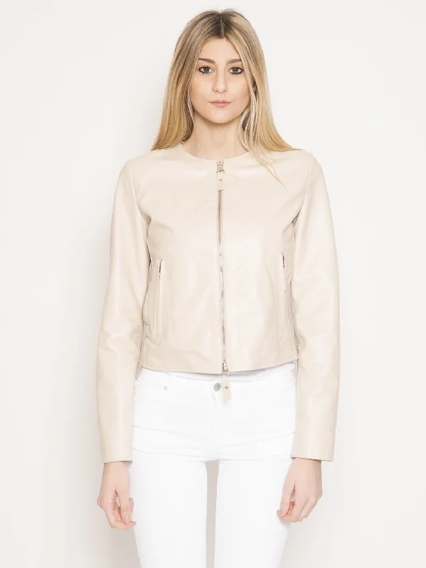 Giacca in Pelle Beige Practical Women's Multi - 