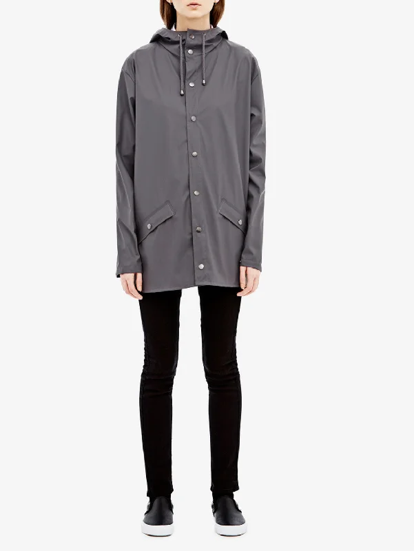 Rains Jacket 1201 Grigio Traditional Women's Wool