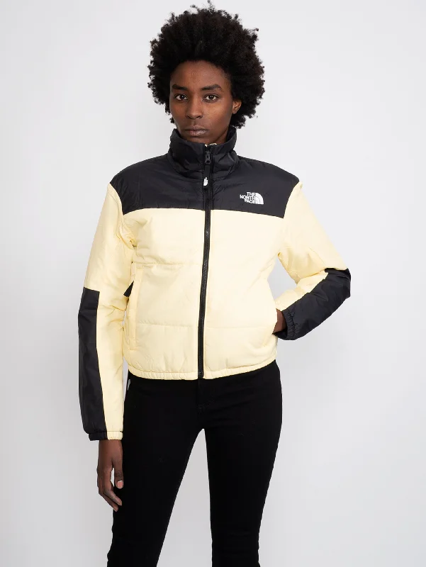 Giacca Imbottita Color Block Giallo/Nero Sporty Women's Athleisure 