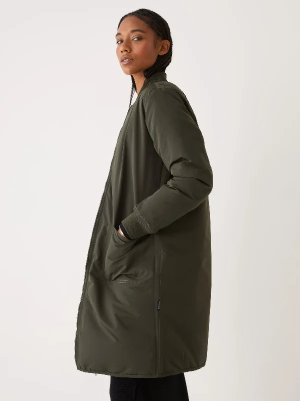 The Skyline Reversible Maxi Bomber in Rosin Trendy Women's 