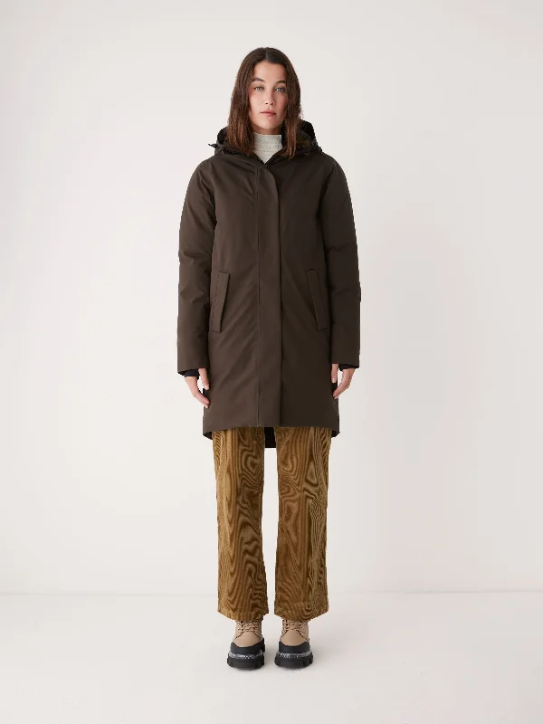 The Capital Parka in Espresso Refined Women's 