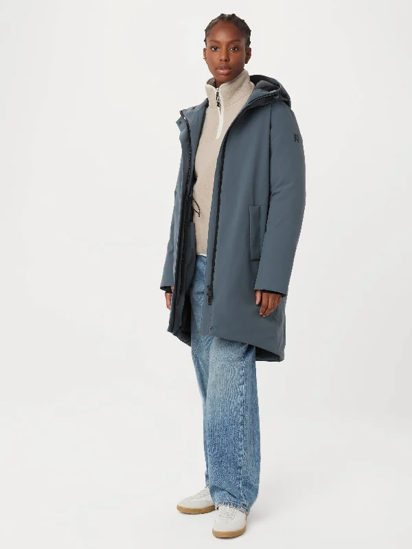 The Capital Parka in Slate Refined Women's Velvet