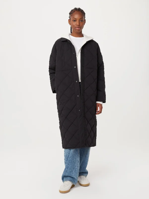 The Skyline Maxi Jacket in Black Practical Women's Multi - 