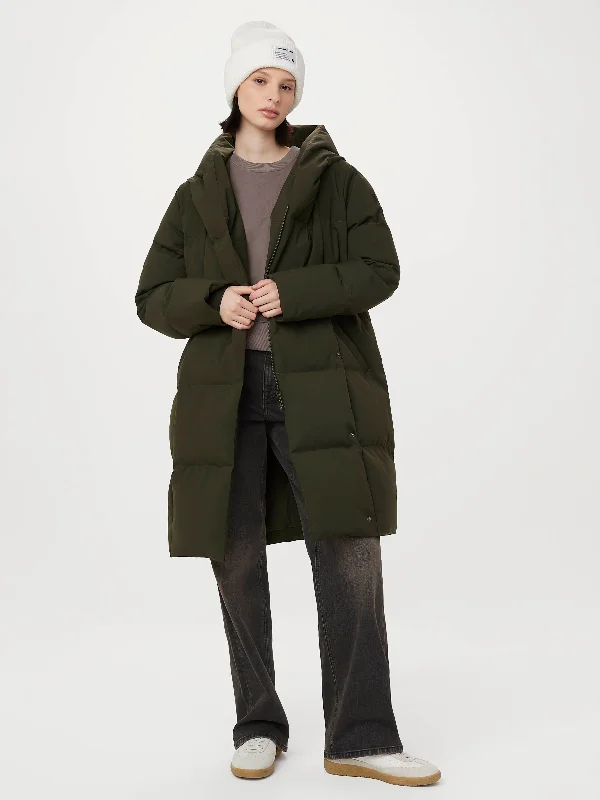 The Hygge Puffer Coat in Rosin Athletic Women's High - 