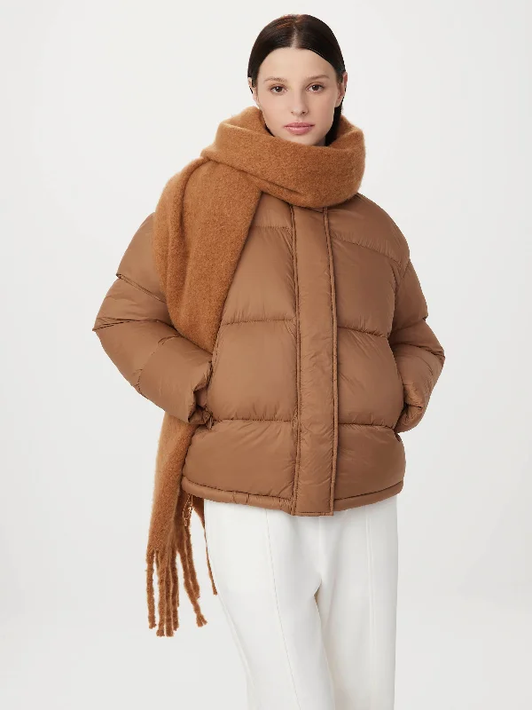 The Fuzzy Scarf in Nutmeg Monochromatic All - in - one
