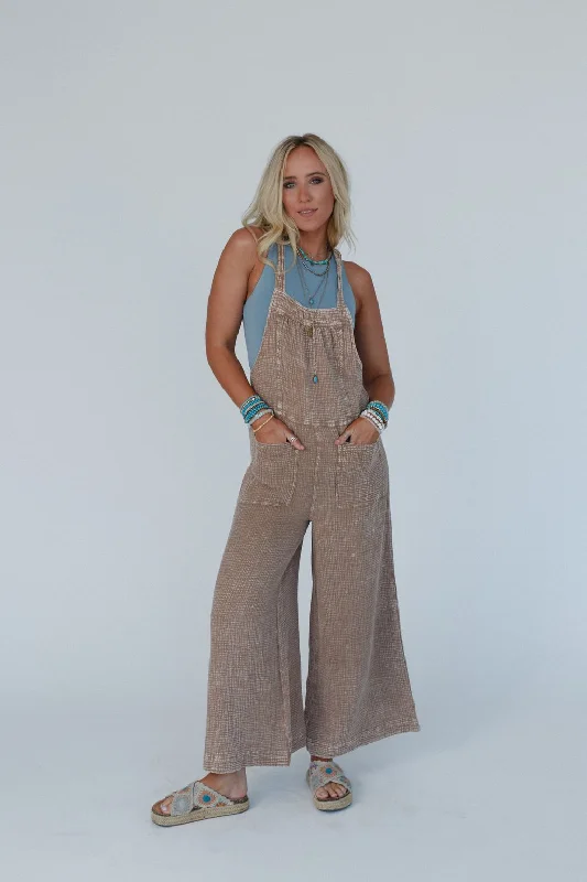 The Nest Coast To Coast Jumpsuit - Mushroom Cozy Women's Winter
