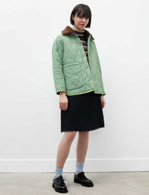 Mid Season Jacket Pale Green Sharp Women's Italian