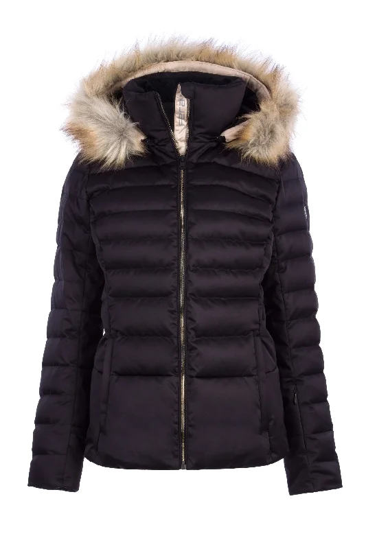 Julia Luxe Parka w/ Faux Fur Preppy Women's College