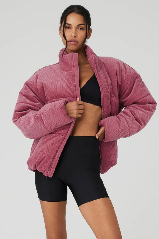 Corduroy Stage Puffer - Mars Clay Australian Beach
