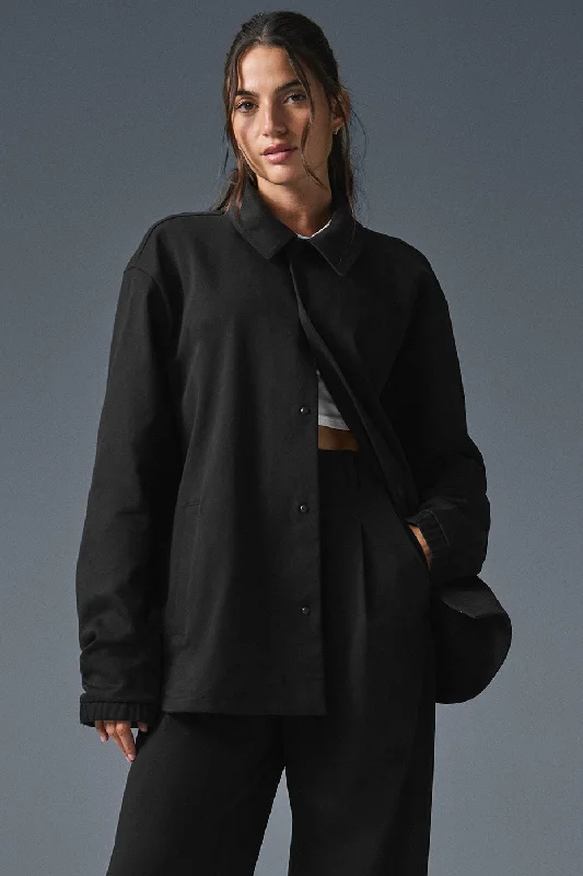 Edition Sueded Jacket - Black Sharp Women's Italian