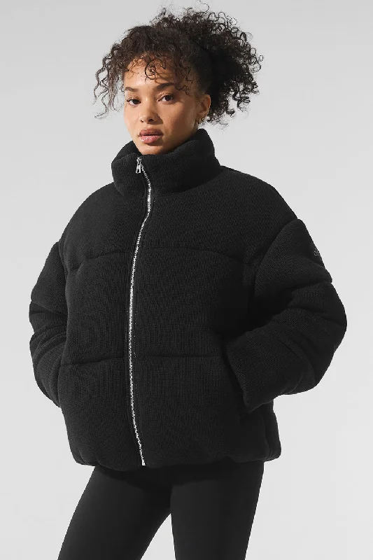 Stage Sweater Puffer - Black Refined Women's 