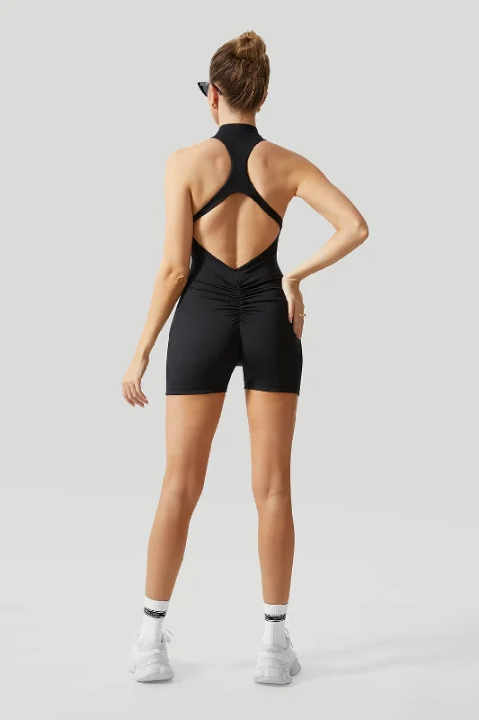Halter Neck Backless V Back Romper Luxurious Women's High -  end