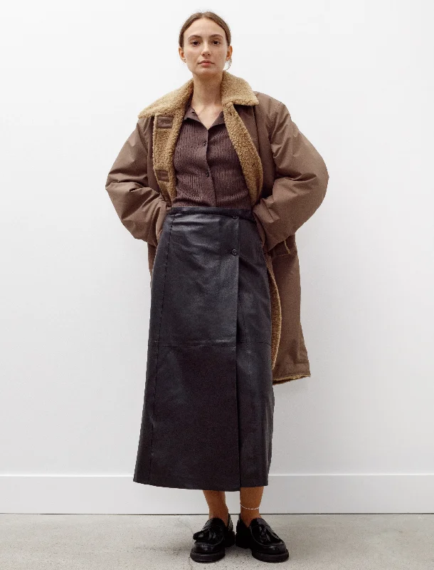 Polar Coat Murkey Clay Compact Tech Unique Women's Upcycled