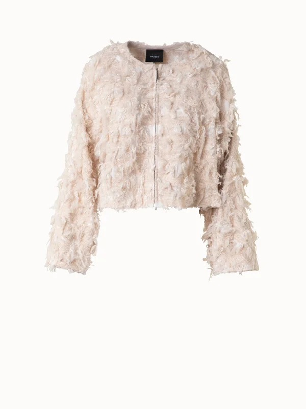Short Jacket in 3D Jacquard Adventure