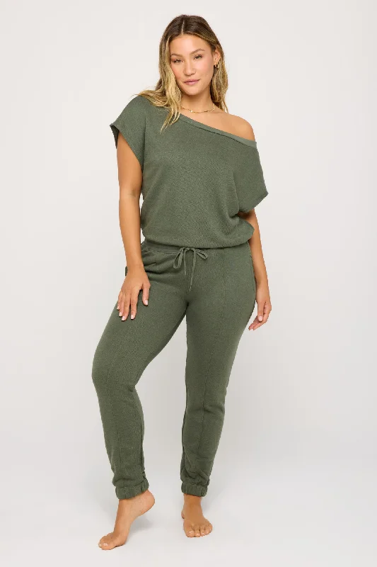 Shelly Off Shoulder Jumpsuit Compression