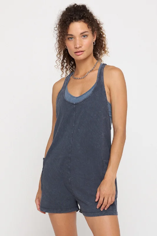 Indy Relaxed Romper Practical Women's Quick - dry