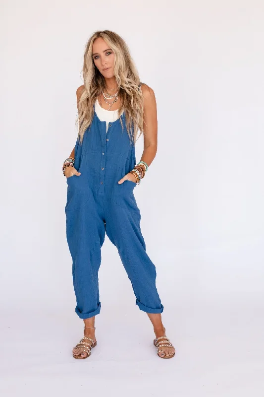 Terra Oversized Jumpsuit - Denim Confident Women's Power
