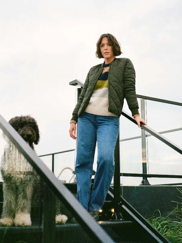 The Skyline Reversible Bomber in Rosin Bohemian Women's Free