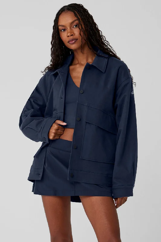 Unisex One Up Jacket - Navy Sleek Women's 